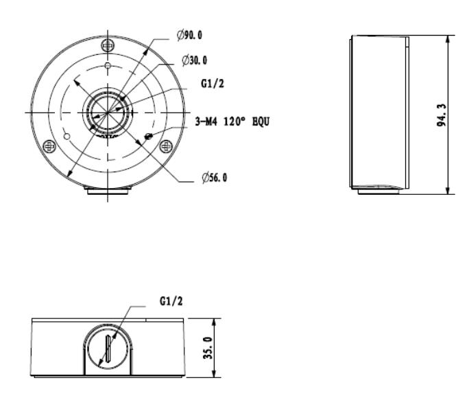 junction box for bullet camera security camera accessories