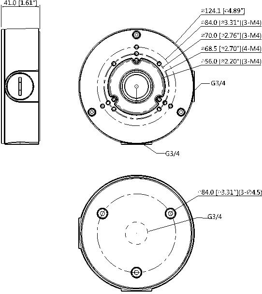 junction box for bullet camera security camera accessories